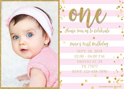 canvas birthday invitations|1st birthday invitation template free.